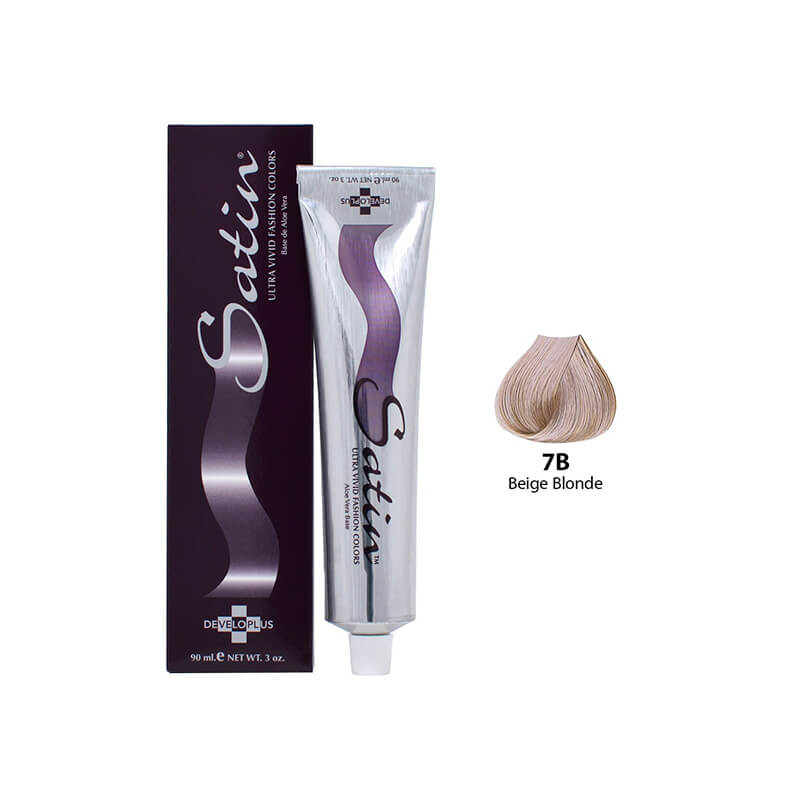 SATIN HAIR COLOR 7B BEIGE BLONDE