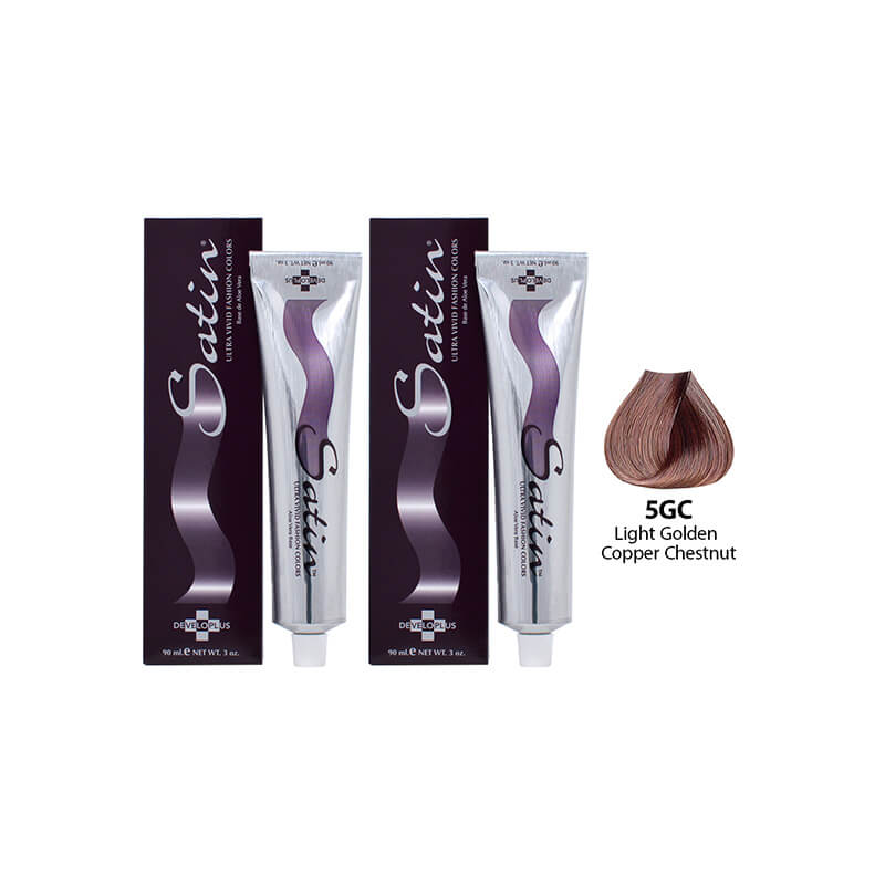 SATIN HAIR COLOR 5RC LT RED COPPER CHESTNUT