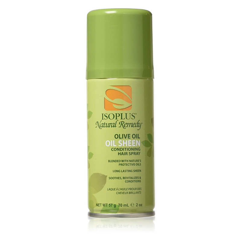 ISOPLUS OLIVE OIL SHEEN SPRAY 2ozTRIAL