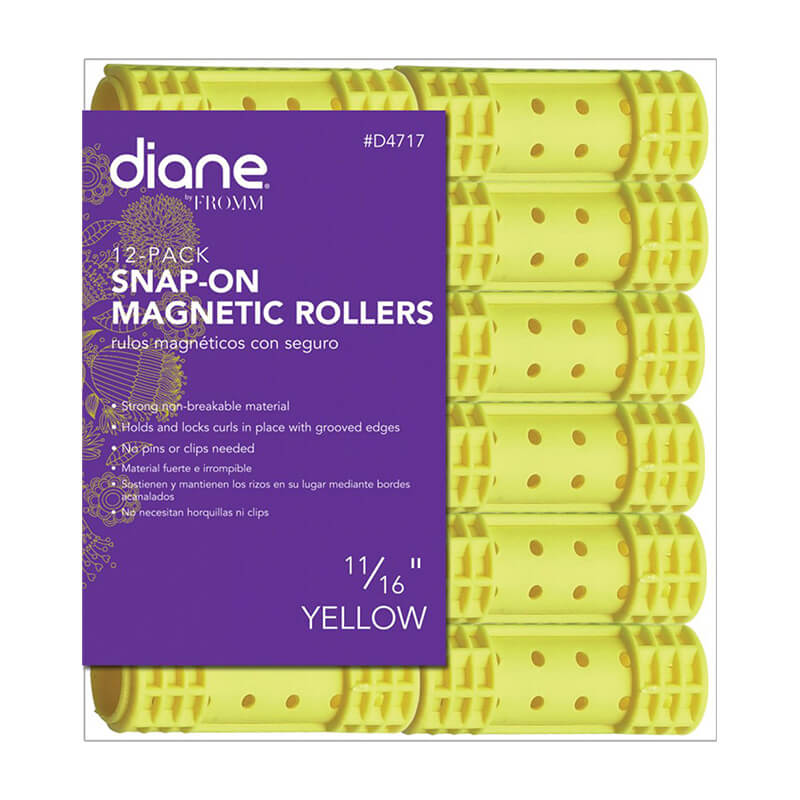 "DIANE SNAPON ROLLER 11/16"" YELLOW"