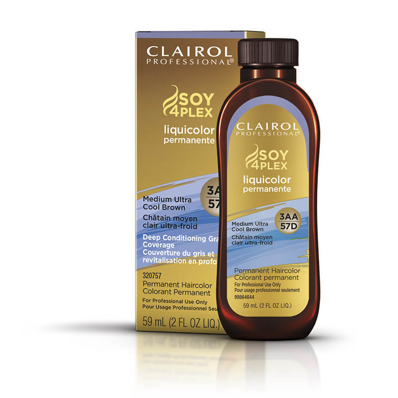 CLAIROL LIQUICOLOR 3AA/57D MED ULT COOL BRN 2oz