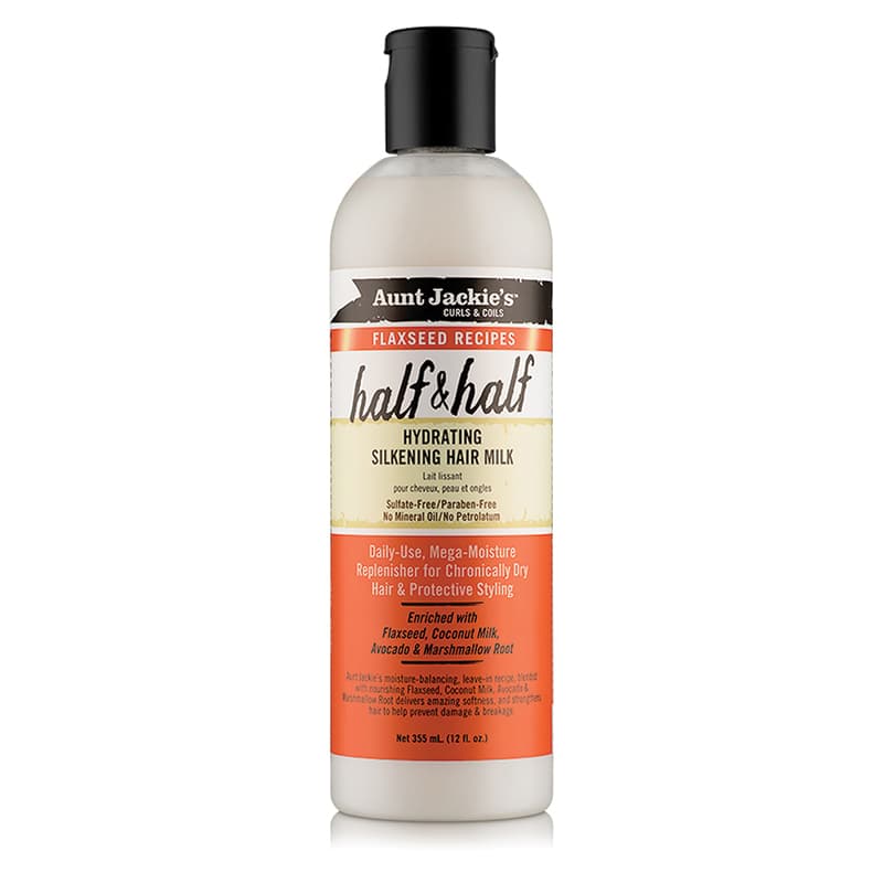AUNT-JACKIE'S FLAX HALF & HALF HAIR MILK 12oz