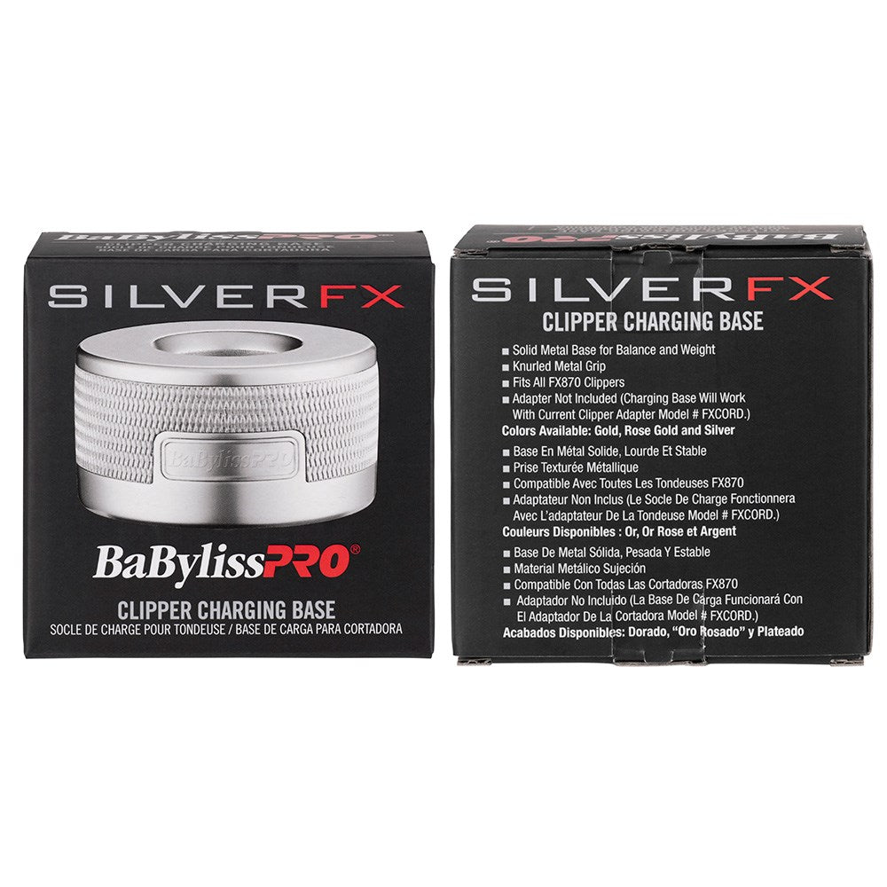 BAB-PRO CLIPPER CHARGE BASE (SILVER) (D)