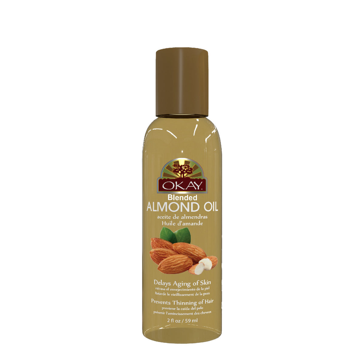 OKAY ALMOND OIL 2ozDP/12