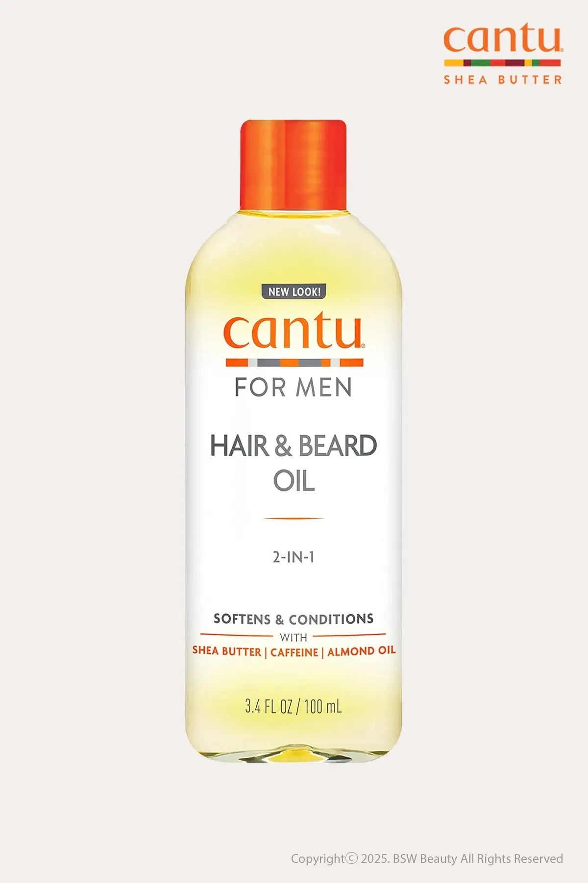 CANTU MEN HAIR & BEARD OIL 3.4oz