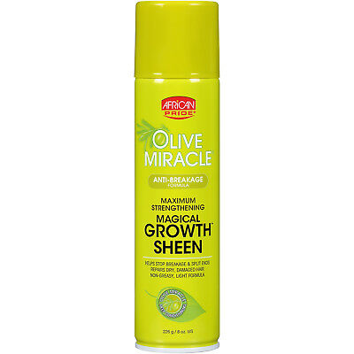 AFRICAN PRIDE OLIVE MIRACLE SHEEN SPRAY 8oz