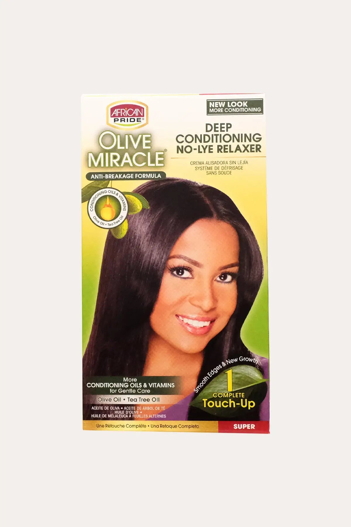 AFRICAN PRIDE OLIVE MIRACLE RELAXER KIT SUPER