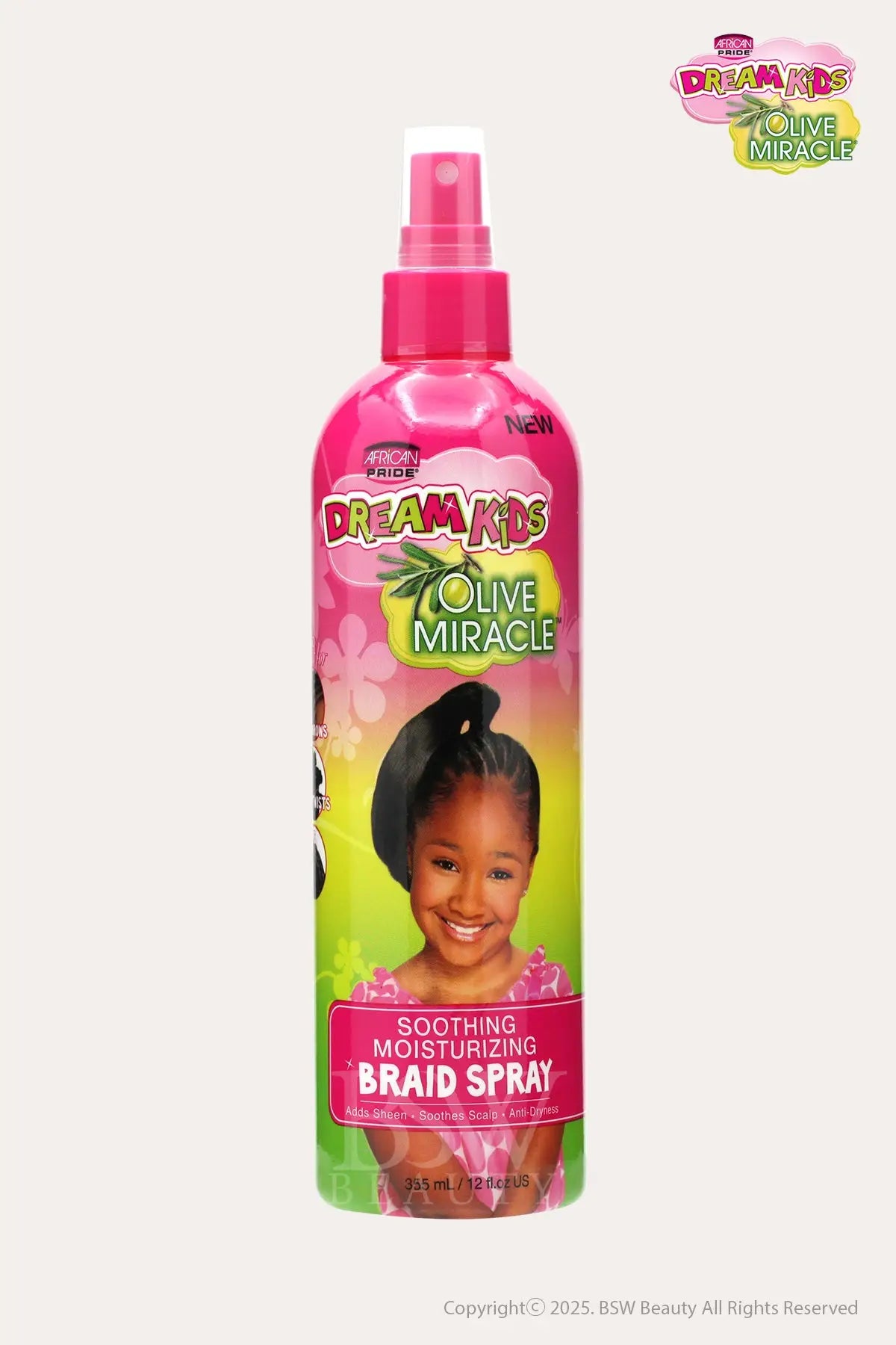 African Pride Dream Kids Braid Spray, 12 oz
