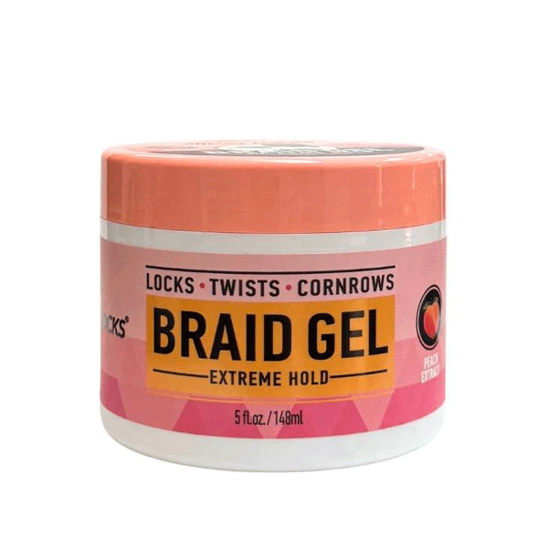 ALLDAY LOCKS BRAID GEL (PEACH) 5oz