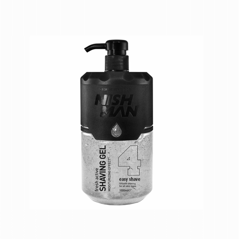 NISHMAN SHAVING GEL #4 (CLEAR) 32oz