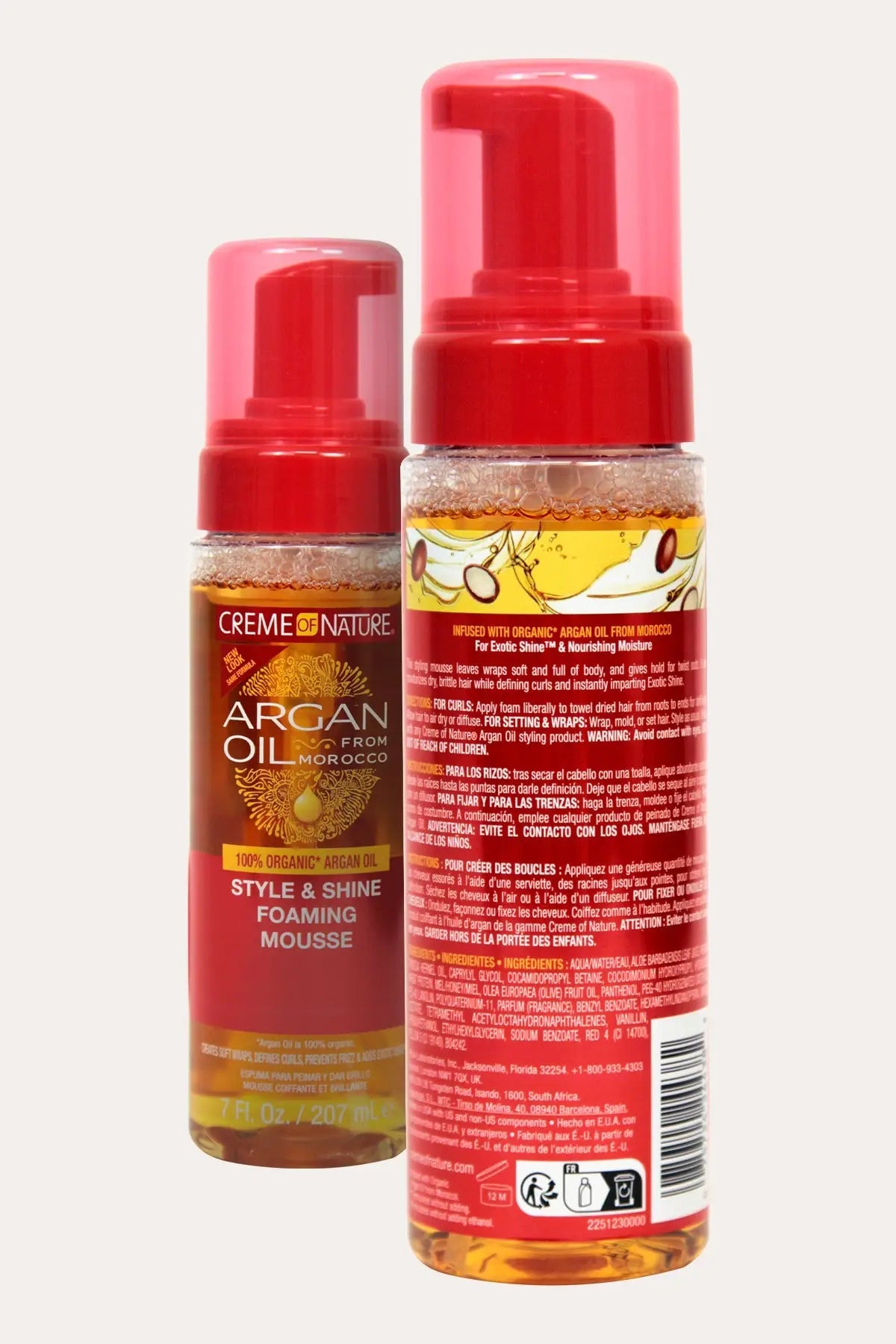 CON ARGAN OIL FOAM WRAP MOUSSE 7oz