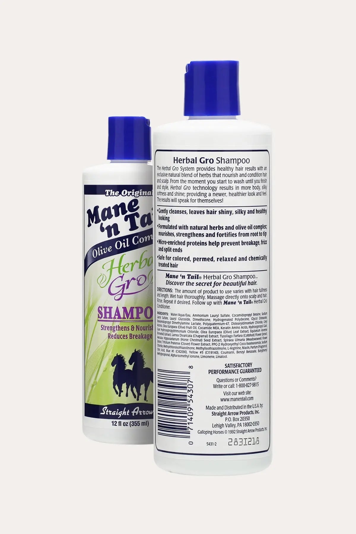 MANE-N-TAIL HERBAL GRO SHAMPOO 12oz