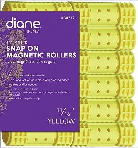 "DIANE SNAPON ROLLER 11/16"" YELLOW"
