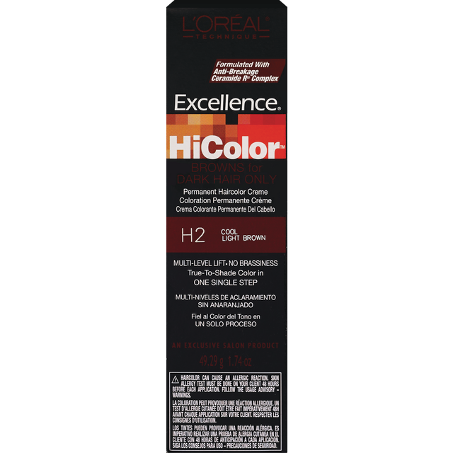 EXC HICOLOR COOL LT BROWN H-2
