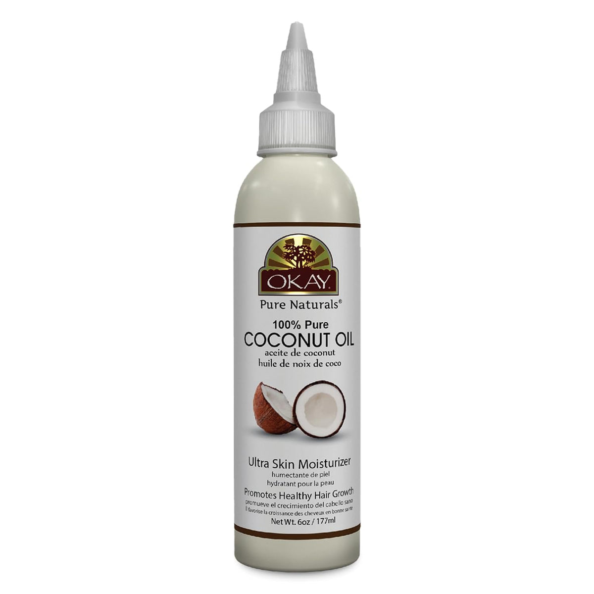 OKAY 100% PURE COCONUT OIL 6oz