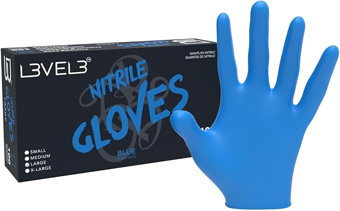 LEVEL3 GLOVES BLUE LARGE