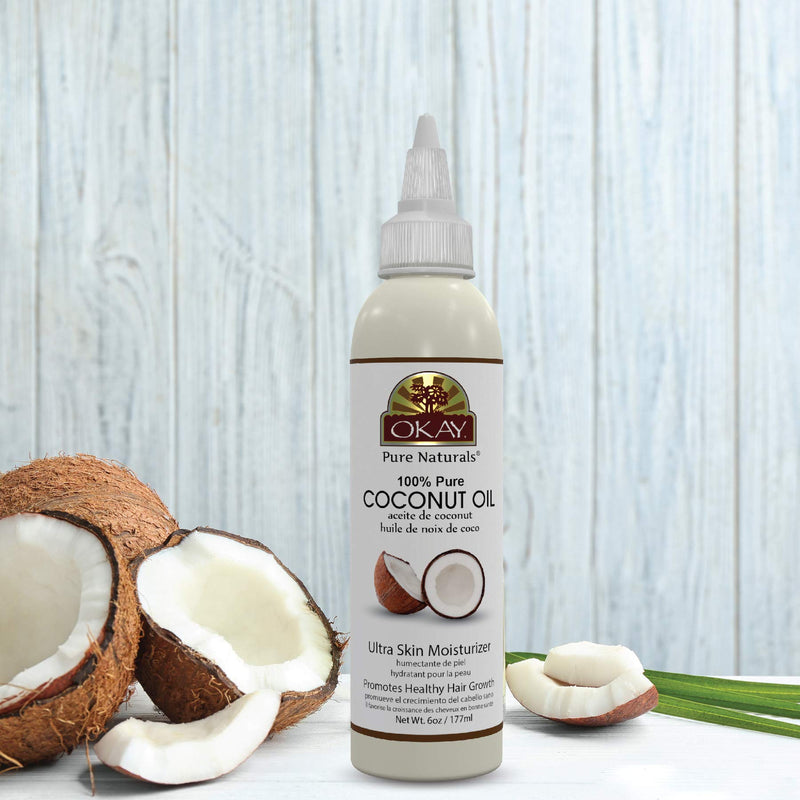 OKAY 100% PURE COCONUT OIL 6oz