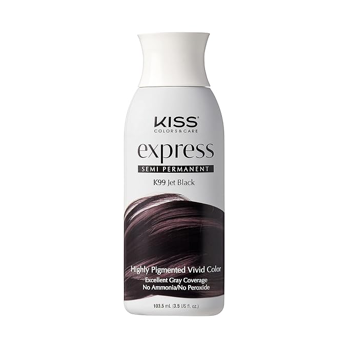 KISS SEMI-COLOR K99 JET BLACK 3.5oz