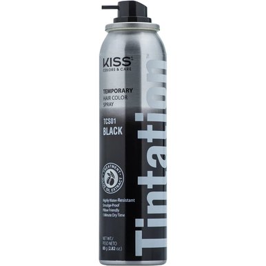 KISS TINTATION SPRAY COLOR (BLACK) 2.82oz