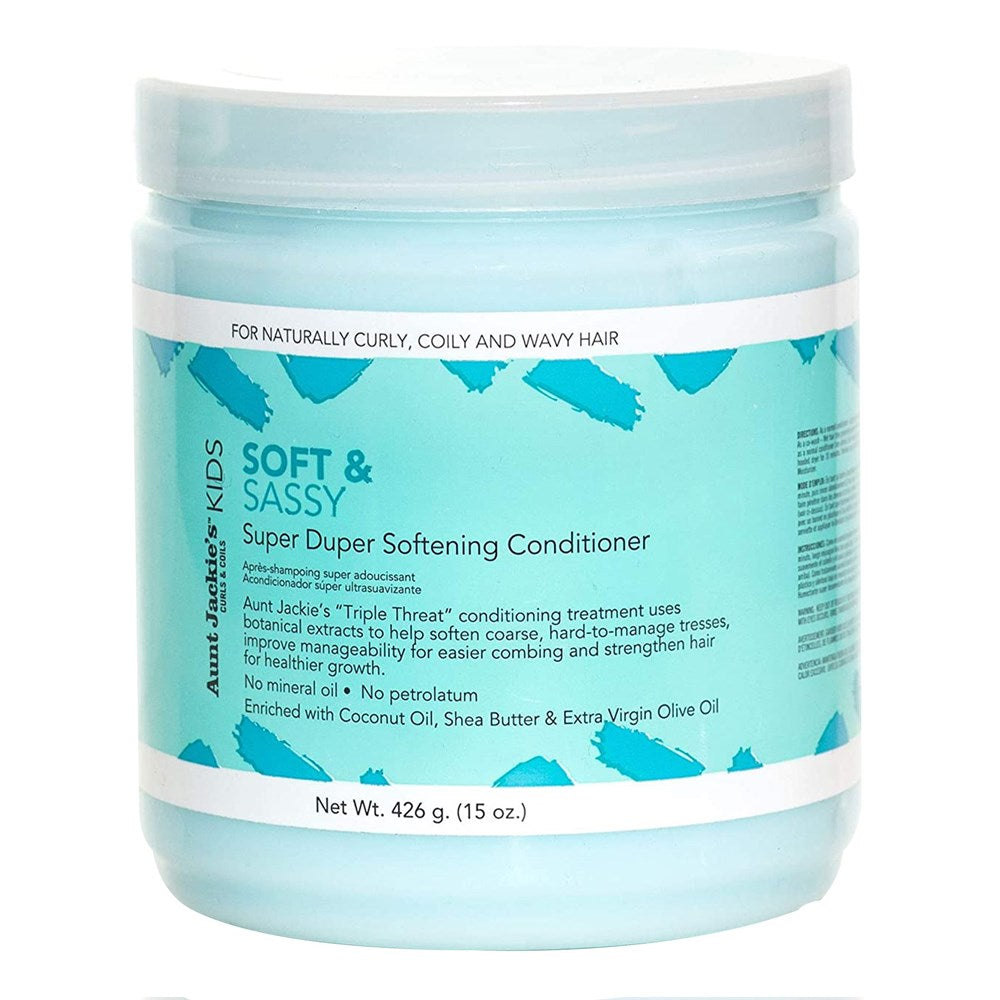 AUNT-JACKIE'S GIRLS SOFT & SASSY COND JAR 15oz