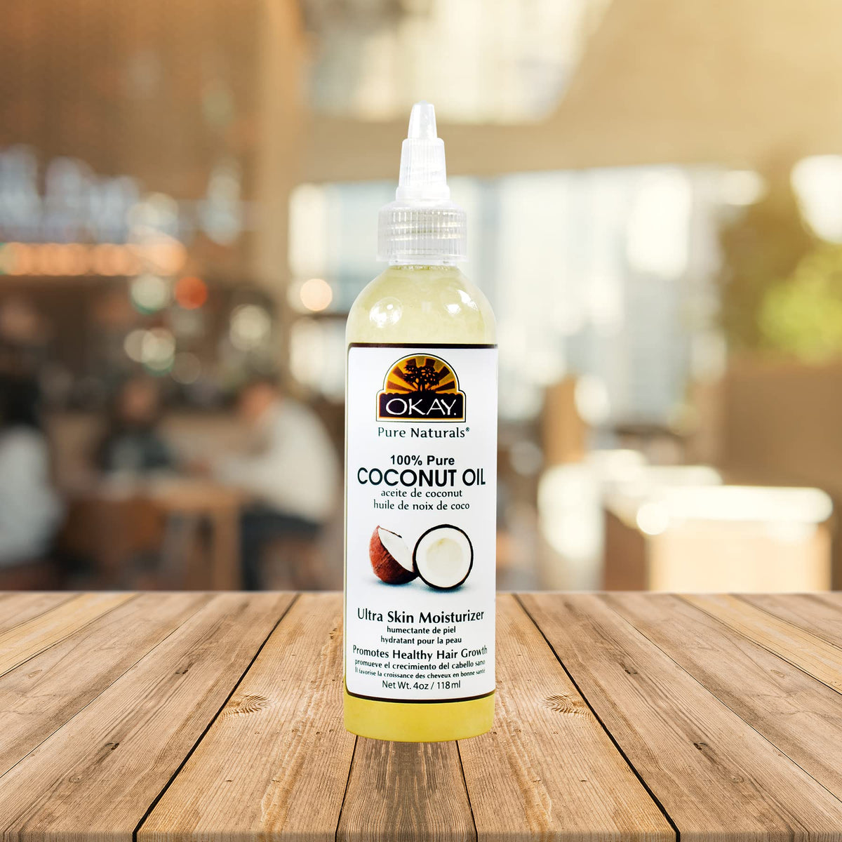 OKAY 100% PURE COCONUT OIL 4oz