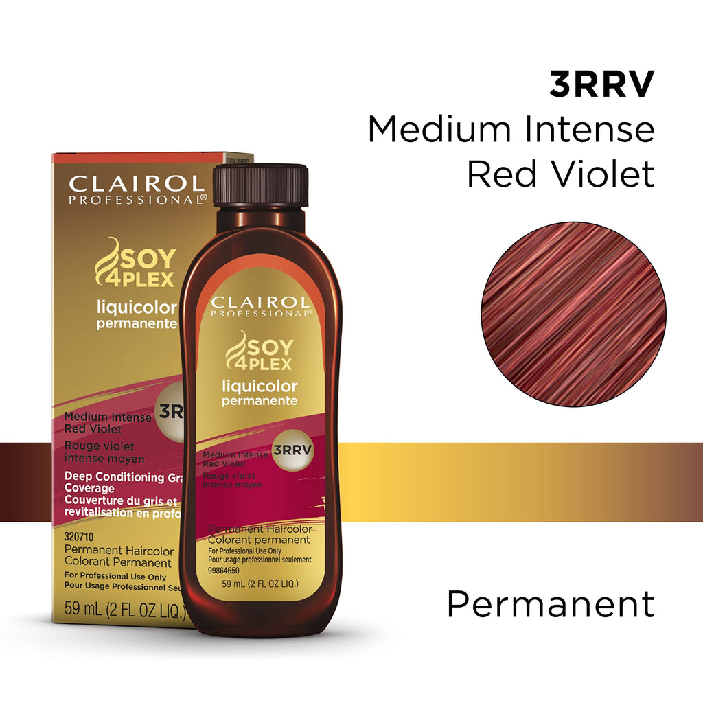 CLAIROL LIQUICOLOR 003RRV/680RV MED INT RED VLT 2oz