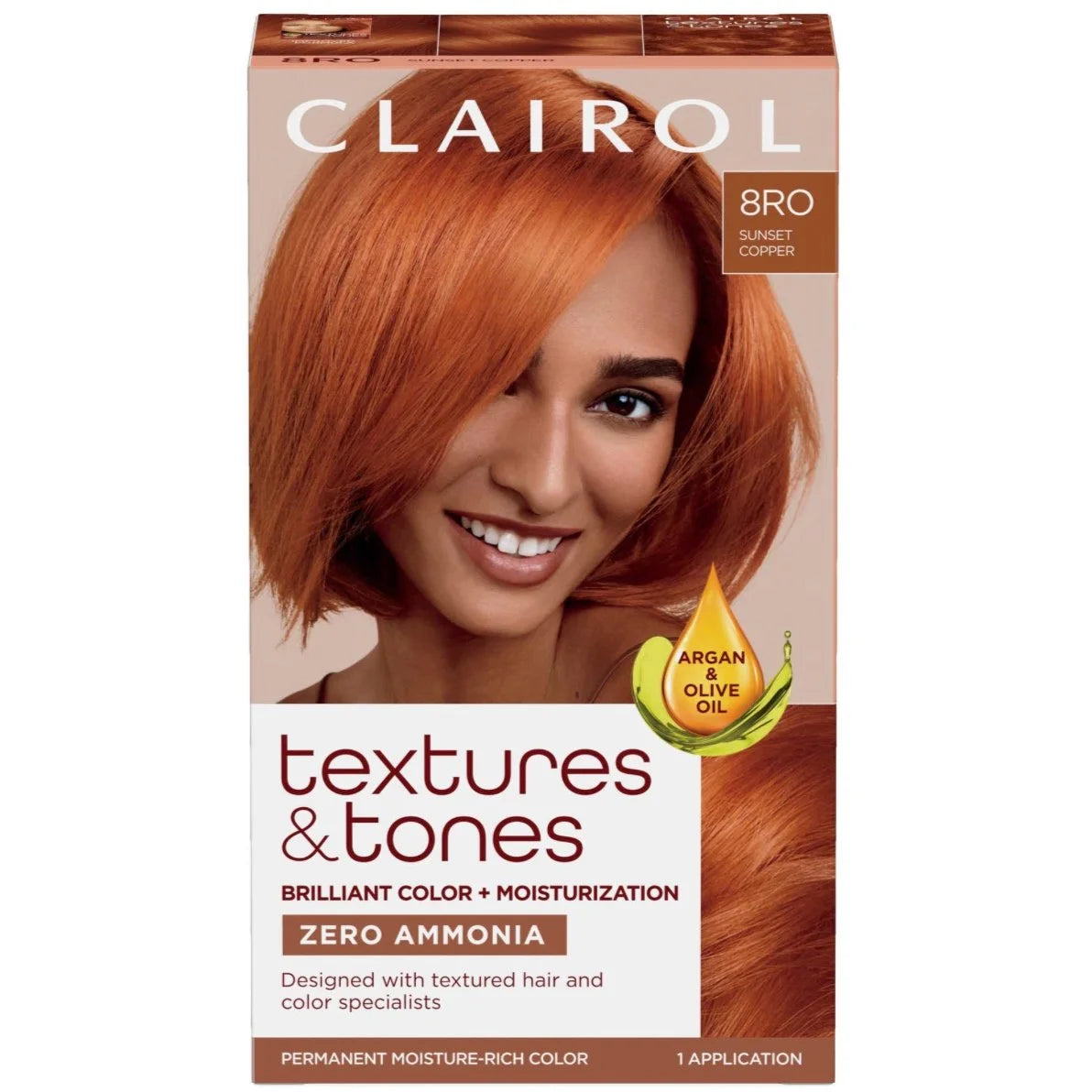 CLAIROL TXT/TONES 8RO SUNSET COOPER