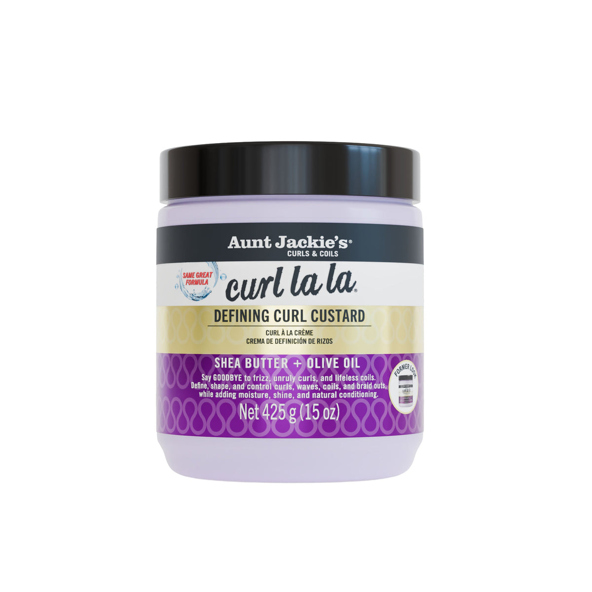 AUNT-JACKIE'S CURL LA LA CUSTARD 15oz