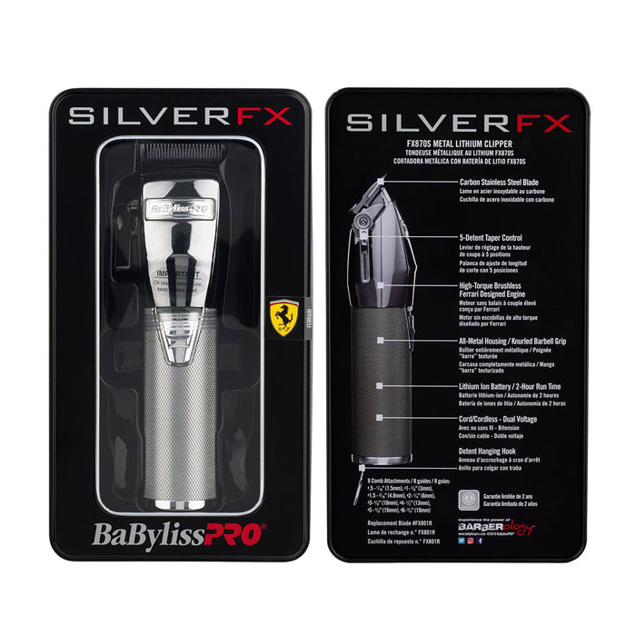 BAB-PRO SILVERFX CLIPPER (FX870S) (D)