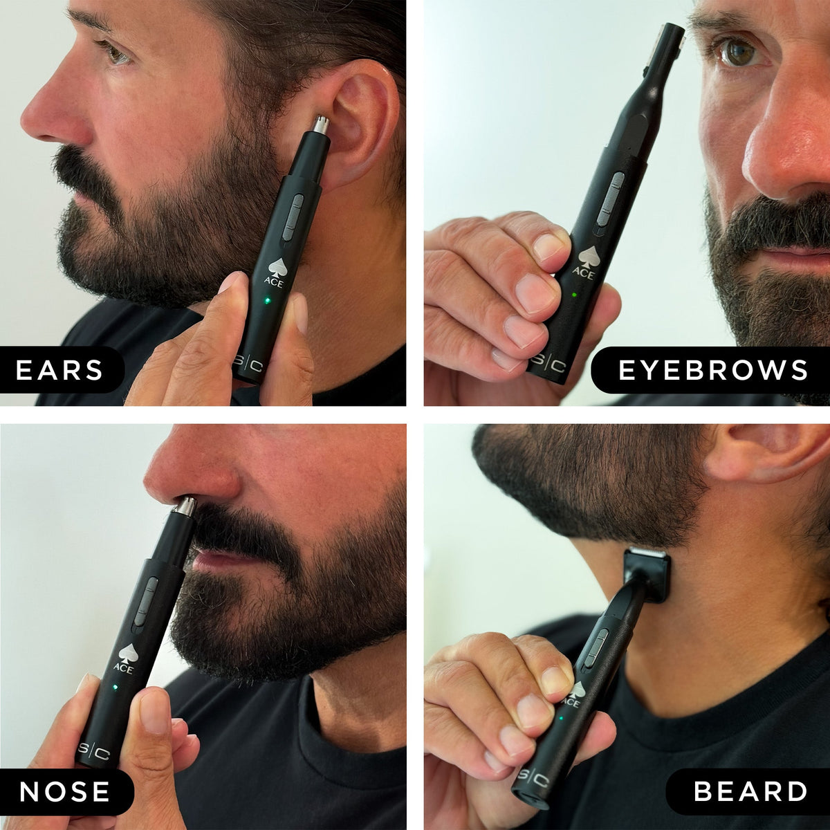 STYLECRAFT ACE 3 IN 1 HAIR/NOSE TRIMMER (SC420B)