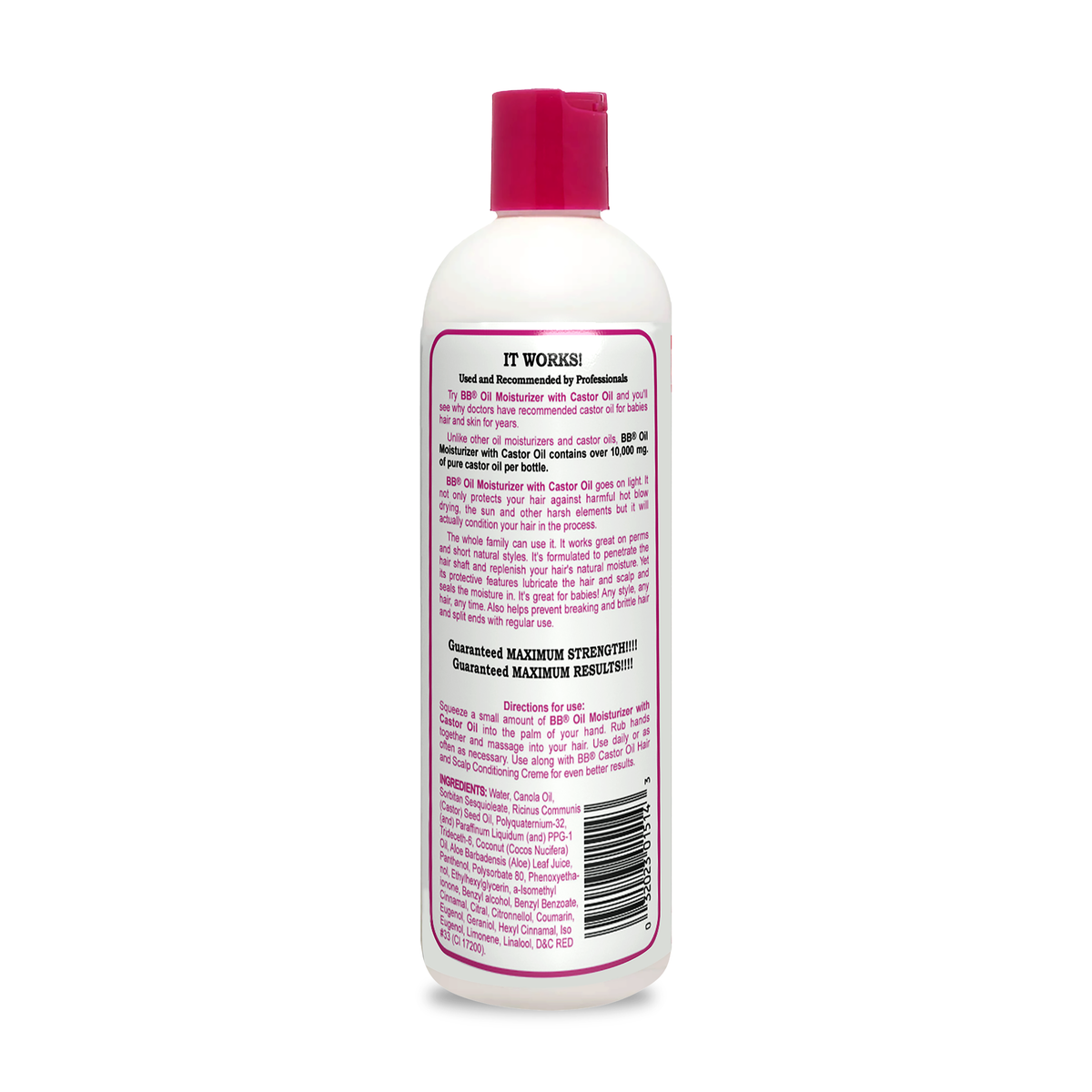 BB OIL MOISTURIZER 8ozBONUS