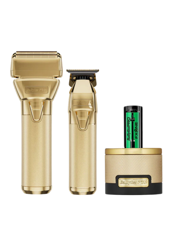BAB-PRO LIMITED FXONE GOLDFX SHAVER/TRIMMER COMBO (FX1FSTGPK)