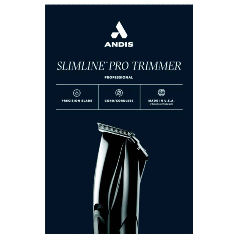 ANDIS SLIMLINE PRO LI C/LESS (#33785)(BLACK) (D)