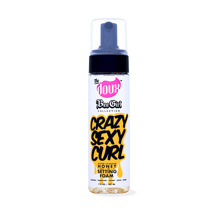 DOUX CRAZYSEXYCURL HONEY SETTING FOAM 8oz