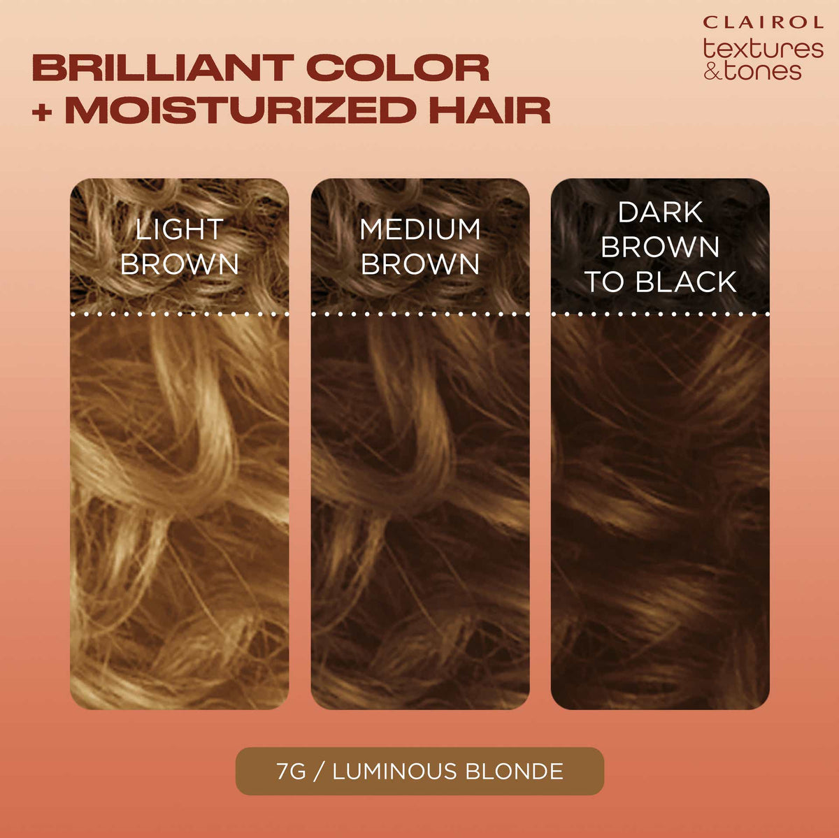 CLAIROL TXT/TONES 7G LUNINOUS BLONDE