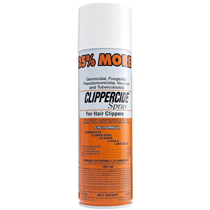 CLIPPERCIDE DISINFECTANT SPRAY 15ozBONUS