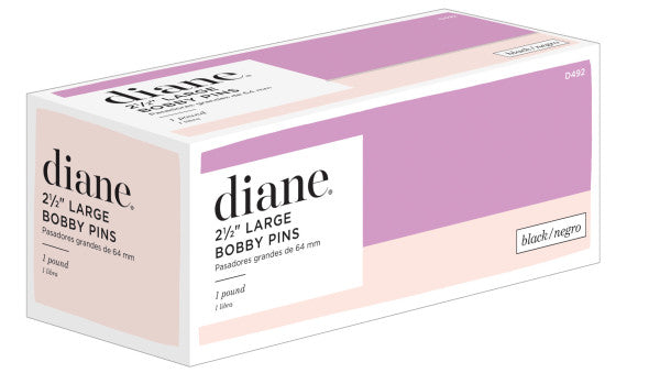 DIANE BOBBY PINS JUMBO BLACK 1LB #D492