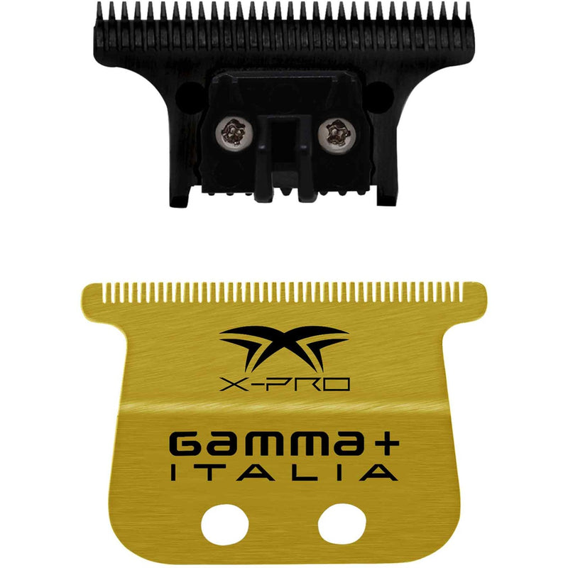 GAMMA SET-GOLD XPRO WIDE W/DLC THE ONE TRIMMER BLADE (GP527GB)