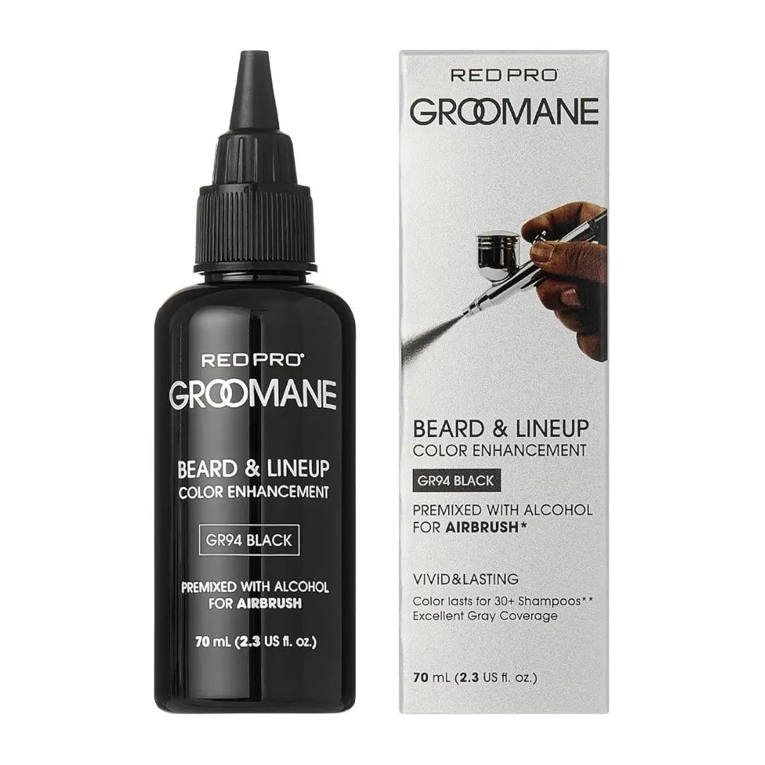 GROOMANE BEARD PREMIX COLOR FOR AIRBRUSH-BLACK (GR94)