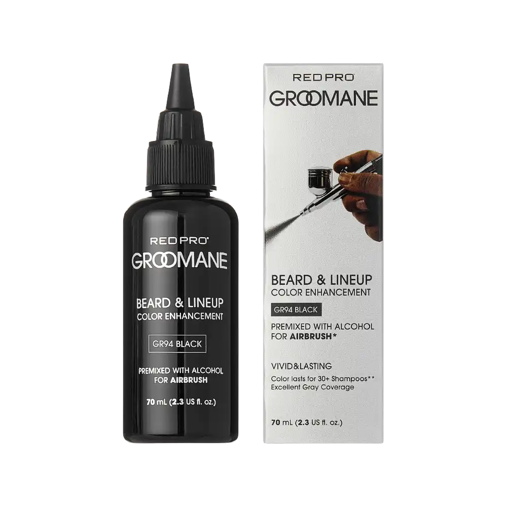 GROOMANE BEARD PREMIX COLOR FOR AIRBRUSH-BLACK (GR94)