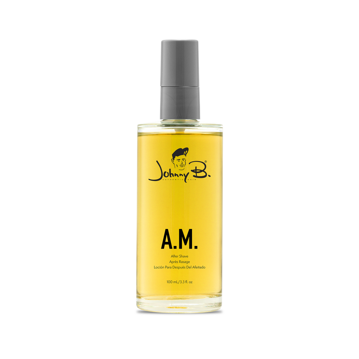 JOHNNY B AM AFTER SHAVE BOTTLE 3.3oz