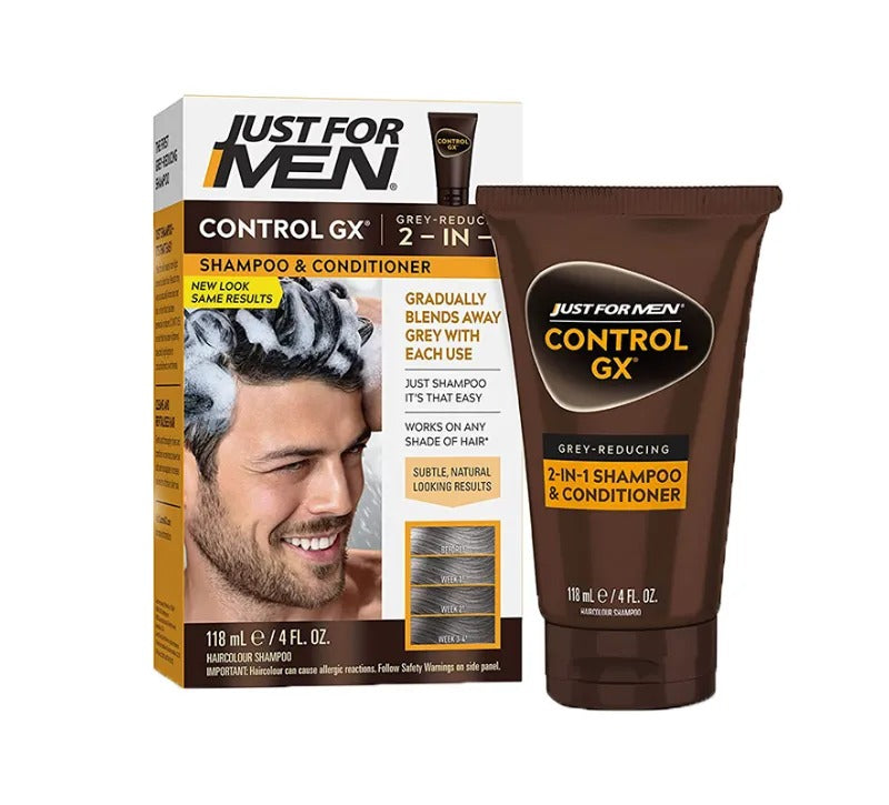 JUST-FOR-MEN CONTROLGX 2IN1 GREY SH/CD