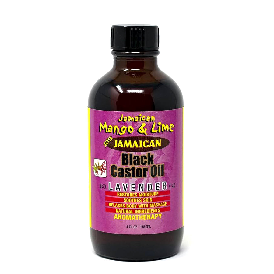 JML JAMAICAN BLK CASTOR OIL (LAVENDER) 4oz