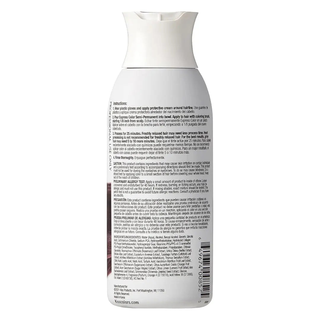 KISS SEMI-COLOR K89 DARKEST BROWN 3.5oz
