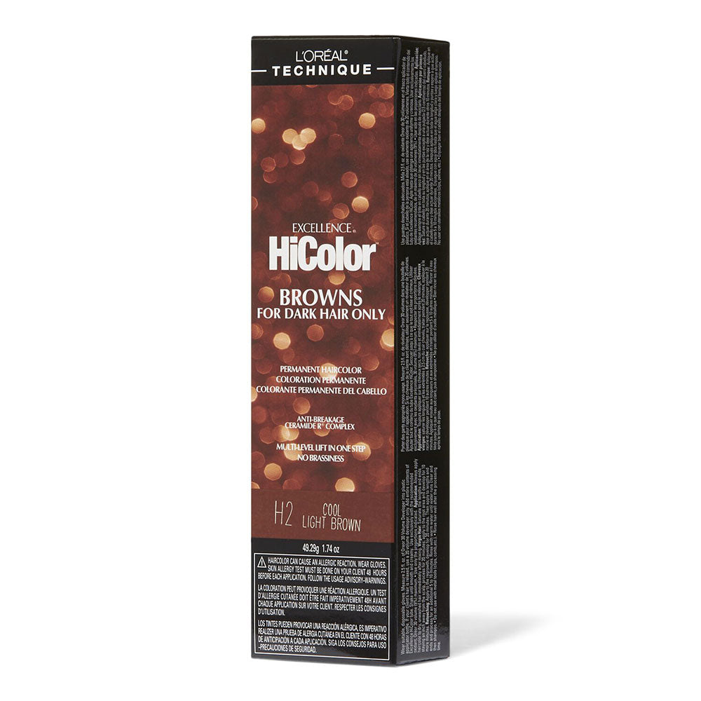 EXC HICOLOR COOL LT BROWN H-2