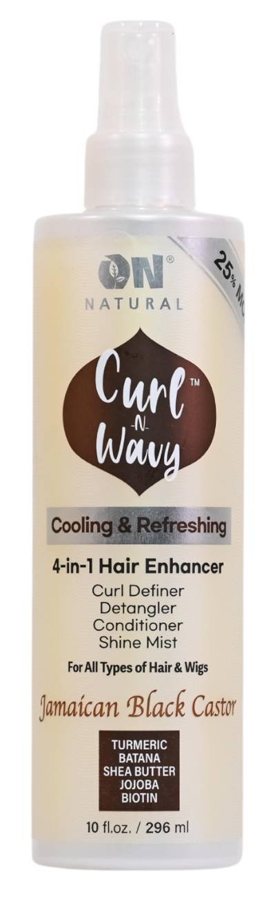 ON CURL-N-WAVY JAMAICAN BLACK CASTOR OIL 10oz