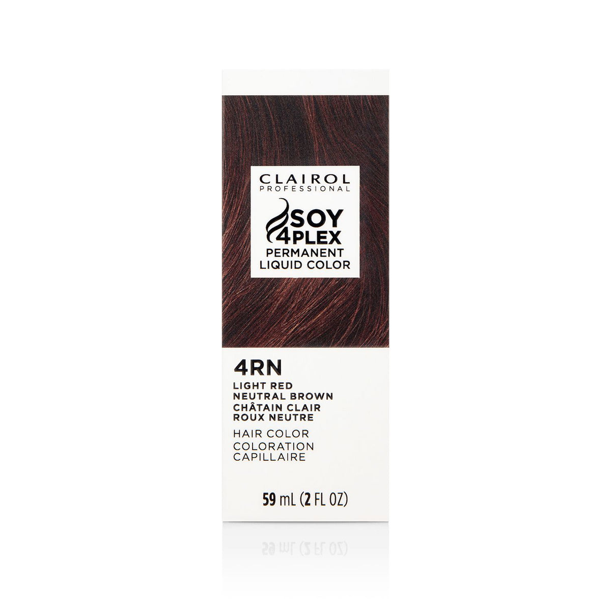 CLAIROL LIQUICOLOR 4RN/47R LT RED NEUT BRN 2oz