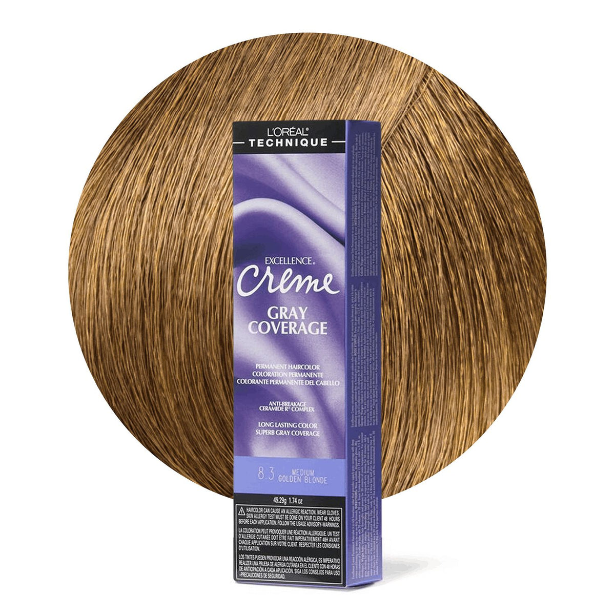 EXCELLENCE CR 8.3 MED GOLD BLONDE