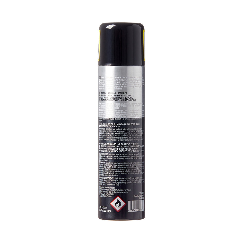 KISS TINTATION SPRAY COLOR (BLACK) 6oz