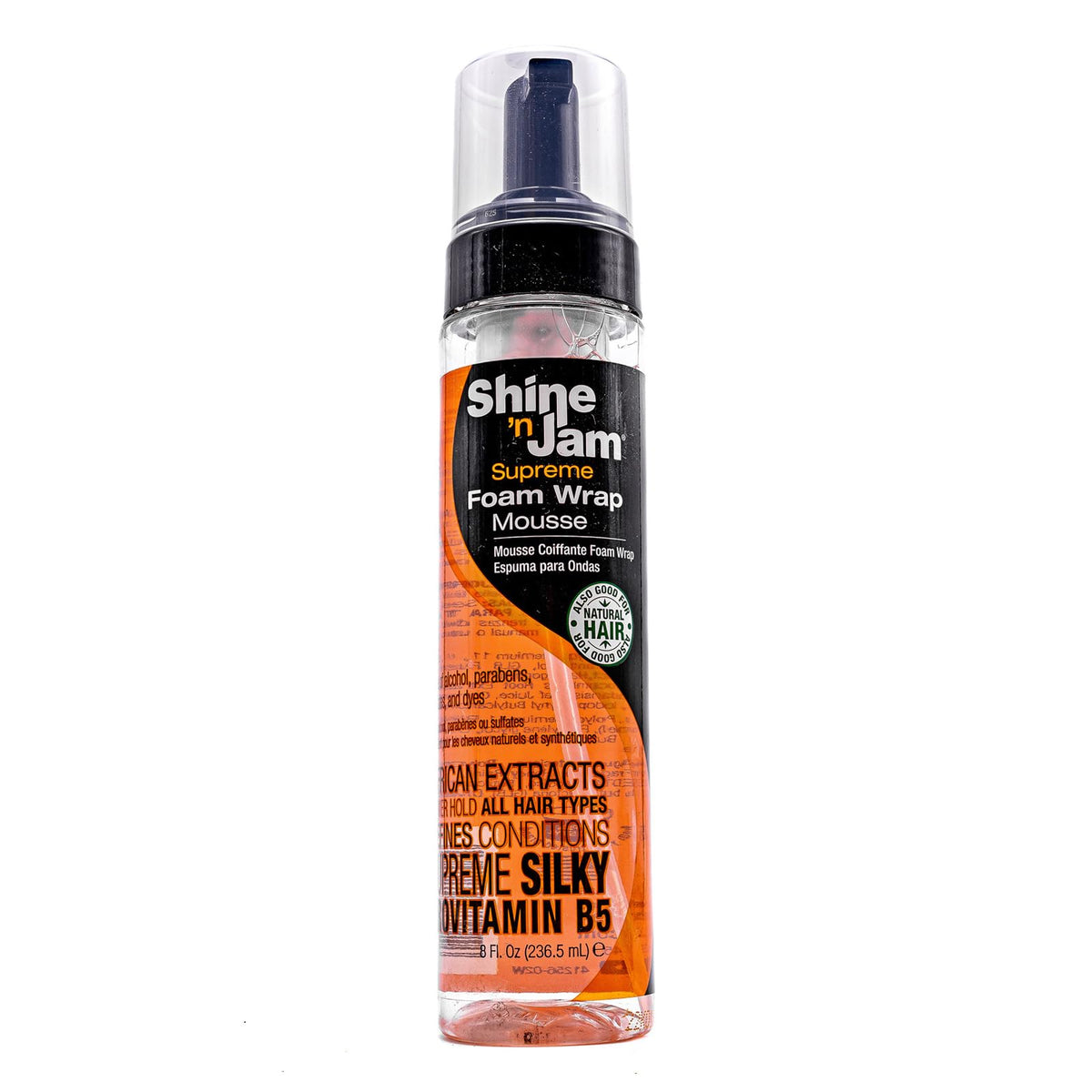 AMPRO SHINE-N-JAM FOAM WRAP MOUSSE 8oz